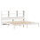VidaXL vidaXL Bookcase Bed without Mattress Bed White Super King Solid Wood Pine 3