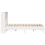 VidaXL vidaXL Bookcase Bed without Mattress Bed Base White 160x200cm Solid Wood Pine 5