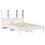 VidaXL vidaXL Bookcase Bed without Mattress Bed Base White 160x200cm Solid Wood Pine 3