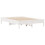 VidaXL vidaXL Bookcase Bed without Mattress Bed Base White 160x200cm Solid Wood Pine 8
