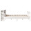 VidaXL vidaXL Bookcase Bed without Mattress Bed Base White 160x200cm Solid Wood Pine 5