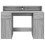 VidaXL vidaXL Desk with LED Lights Writing Working Table Grey Sonoma Engineered Wood 6