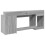 VidaXL vidaXL Desk with LED Lights Writing Working Table Grey Sonoma Engineered Wood 8