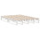 VidaXL vidaXL Bookcase Bed without Mattress Bed White 135x190 cm Double Solid Wood 6