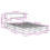 VidaXL vidaXL Bookcase Bed without Mattress Bed White 135x190 cm Double Solid Wood 4