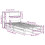 VidaXL vidaXL Bookcase Bed without Mattress White 75x190 cm Small Single Solid Wood 4