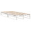 VidaXL vidaXL Bookcase Bed without Mattress White 75x190 cm Small Single Solid Wood 5