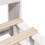 VidaXL vidaXL Bookcase Bed without Mattress Bed Base White 160x200 cm Solid Wood 9