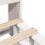 VidaXL vidaXL Bookcase Bed without Mattress White 180x200 cm Super King Solid Wood 9