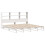 VidaXL vidaXL Bookcase Bed without Mattress White 180x200 cm Super King Solid Wood 3