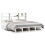 VidaXL vidaXL Bookcase Bed without Mattress White 180x200 cm Super King Solid Wood 2