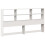 VidaXL vidaXL Bookcase Bed without Mattress White 180x200 cm Super King Solid Wood 6