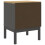 VidaXL vidaXL Bedside Cabinet Nightstand Side Table Bed Cabinet Grey Solid Wood Pine 7