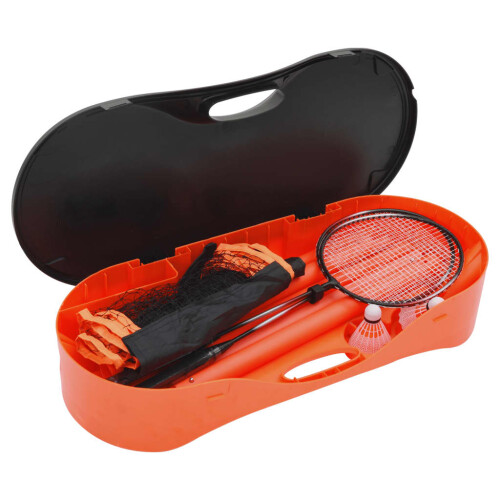 VidaXL vidaXL Badminton Set with 2 Rackets, Net and Storage Case Badminton Racket 2