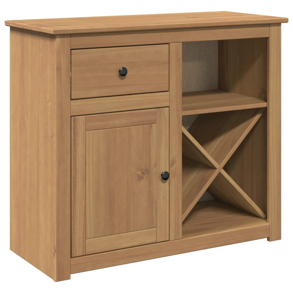 vidaXL Sideboard with Drawer Side Cabinet Cupboard Highboard Solid Wood Pine