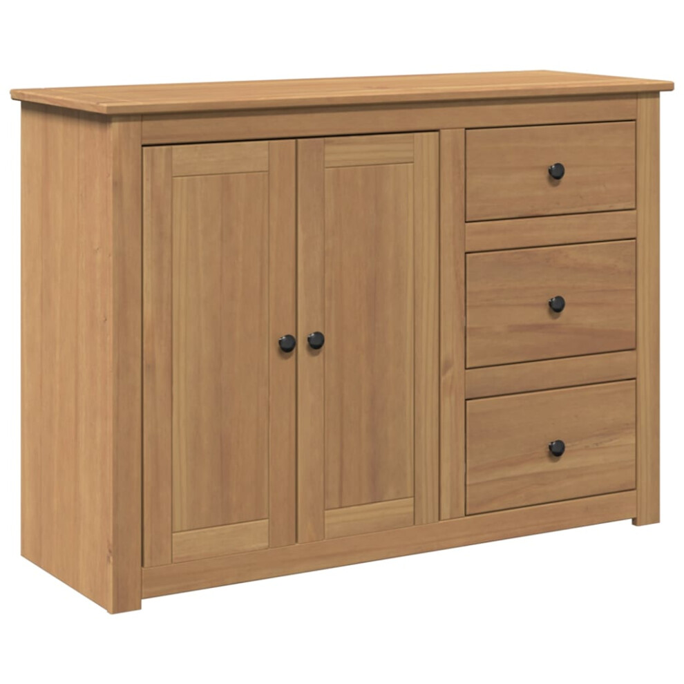 Vidaxl Sideboard With Drawers Side Cabinet Cupboard Highboard Solid Wood Pine