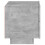 VidaXL vidaXL Bedside Cabinet with LED Lights Nightstand Bed Table Concrete Grey 8