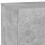 VidaXL vidaXL Bedside Cabinet with LED Lights Nightstand Bed Table Concrete Grey 10
