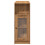 VidaXL vidaXL Bar Table with Racks Pub Table Bistro Table Artisan Oak Engineered Wood 6