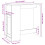 VidaXL vidaXL Bar Table with Racks Pub Table Bistro Table Artisan Oak Engineered Wood 11
