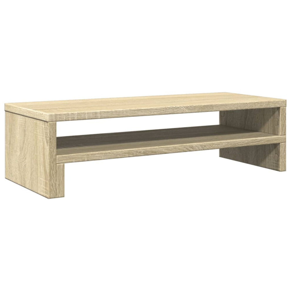 vidaXL Monitor Stand Computer Stand Display Stand Sonoma Oak Engineered Wood