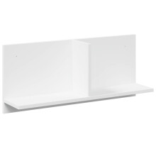 vidaXL Wandschrank 70x16,5x30 cm Weiß Holzwerkstoff