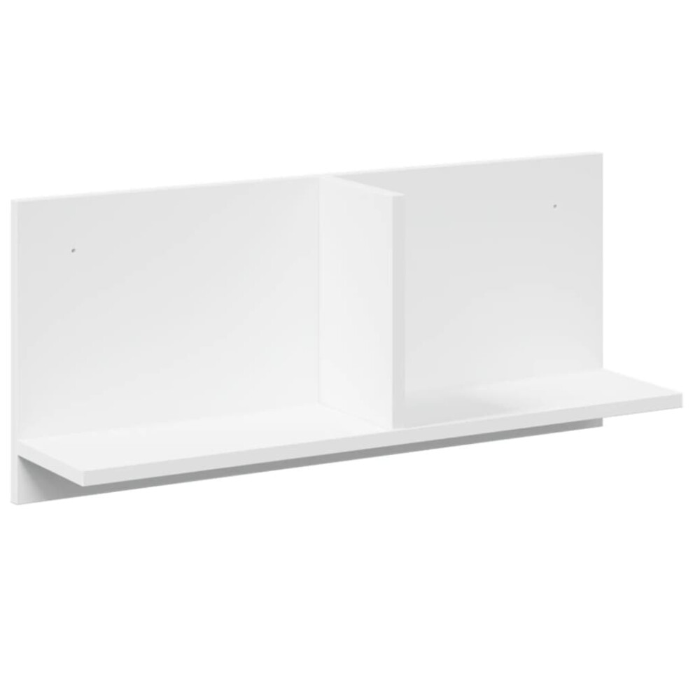 Vidaxl Wall Cabinet Bathroom Cupboard Hanging Cabinet Engineered Wood White