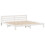 VidaXL vidaXL Bed Frame without Mattress Bed Base White 200x200 cm Solid Wood Pine 3