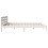 VidaXL vidaXL Bed Frame without Mattress Bed Base White 200x200 cm Solid Wood Pine 5