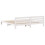 VidaXL vidaXL Bed Frame without Mattress Bed Base White 200x200 cm Solid Wood Pine 6