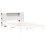 VidaXL vidaXL Headboard with Storage Bed Headboard Decor White 140 cm Solid Wood Pine 7
