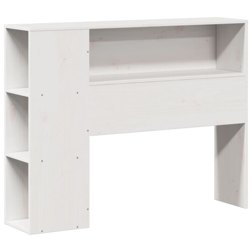 VidaXL vidaXL Headboard with Storage Bed Headboard Decor White 75 cm Solid Wood Pine 2