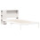 VidaXL vidaXL Headboard with Storage Bed Headboard Decor White 75 cm Solid Wood Pine 7