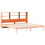 VidaXL vidaXL Headboard with Storage Bed Headboard Wax Brown 200 cm Solid Wood Pine 7