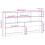 VidaXL vidaXL Headboard with Storage Bed Headboard Wax Brown 180 cm Solid Wood Pine 4