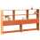VidaXL vidaXL Headboard with Storage Bed Headboard Wax Brown 200 cm Solid Wood Pine 2