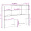 VidaXL vidaXL Headboard with Storage Bedroom Bed Header White 160 cm Solid Wood Pine 4