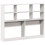 VidaXL vidaXL Headboard with Storage Bedroom Bed Header White 160 cm Solid Wood Pine 6