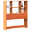 VidaXL vidaXL Headboard with Storage Bed Headboard Wax Brown 100 cm Solid Wood Pine 1