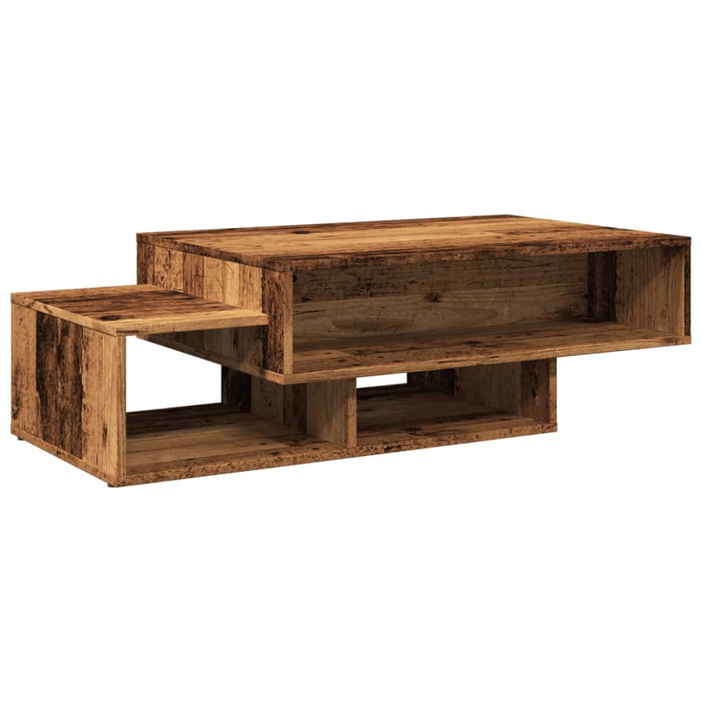 vidaXL Coffee Table Hall End Table Tea Side Table Old Wood Engineered Wood