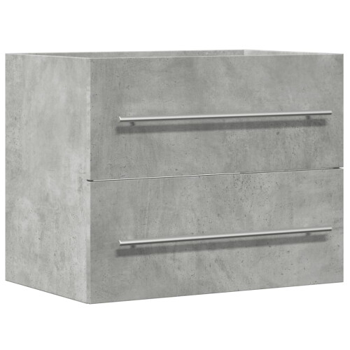 VidaXL vidaXL Sink Cabinet Vanity Unit Storage Cupboard Concrete Grey Engineered Wood 1