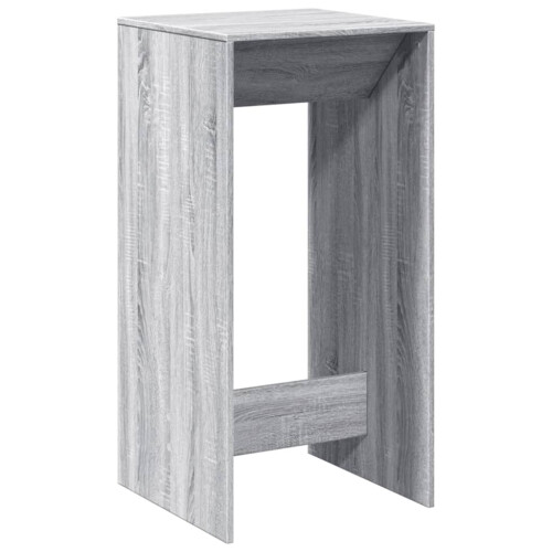 VidaXL vidaXL Bar Table Kitchen Pub Table Bistro Table Grey Sonoma Engineered Wood