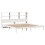 VidaXL vidaXL Bookcase Bed without Mattress Bed White Super King Solid Wood Pine 3