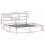 VidaXL vidaXL Bookcase Bed without Mattress Bed White Super King Solid Wood Pine 4