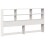 VidaXL vidaXL Bookcase Bed without Mattress Bed White Super King Solid Wood Pine 6