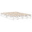 VidaXL vidaXL Bookcase Bed without Mattress Bed Base White 160x200 cm Solid Wood 6