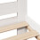 VidaXL vidaXL Bed Frame without Mattress White 135x190 cm Double Solid Wood Pine 7