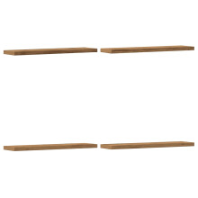 vidaXL Wall Shelves Storage Floating Shelf 4 pcs Artisan Oak Engineered Wood