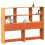 VidaXL vidaXL Headboard with Storage Bed Headboard Wax Brown 150 cm Solid Wood Pine 1