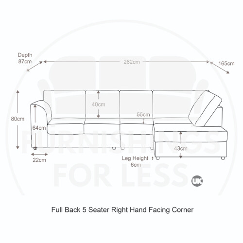 (Silver, 5 Seater Right Hand Facing Corner) Crystal Crushed Velvet Full Back Corner Sofa Range 2